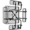 Global Industrial Square Kids Picnic Table, Gray, Expanded Metal, 46 in L, 24-1/2 in H Overall 277151KGY - alternate 2